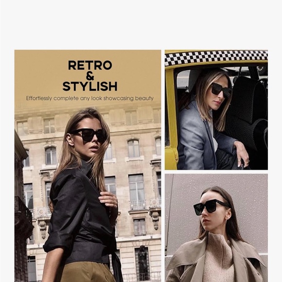 Square Tortoise Shell Sunglasses - Picture 5 of 6